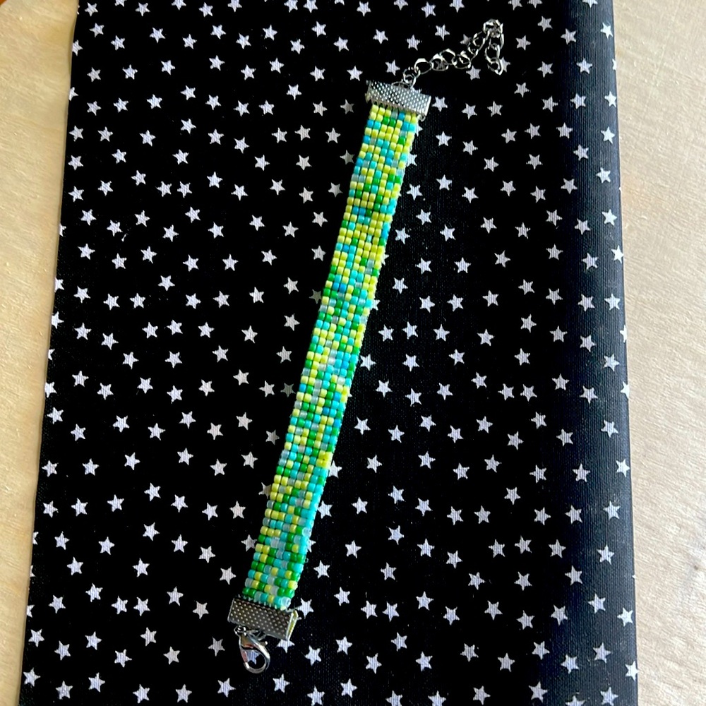 The Lemon Lime Bracelet - Handcrafted and unique custom designed bracelet